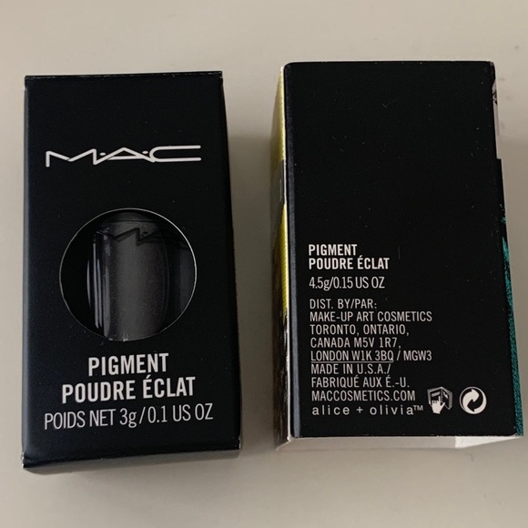 M.A.C Pigment 3g Sample Jar Alice+ Olivia Limited Edition”Later” RARE - Picture 2 of 5